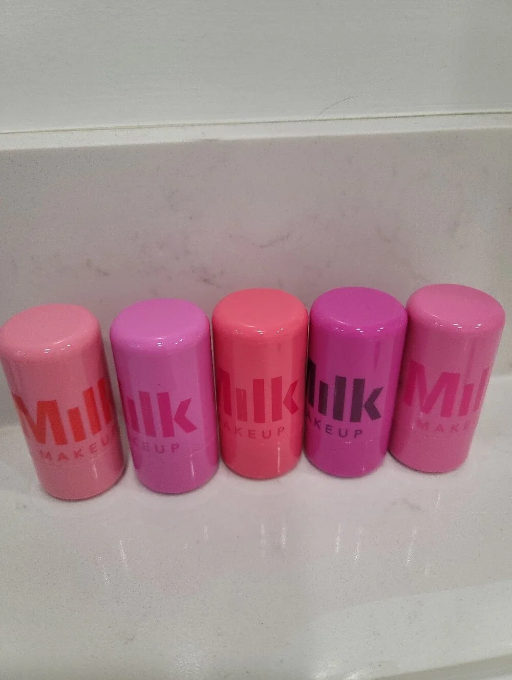 Lot of 5 MILK MAKEUP Cooling Water Jelly Tint Lip + Cheek Blush Stain